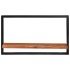 Estantes de pared 2 unidades madera maciza acacia 60x25x35