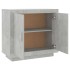 Aparador de madera contrachapada gris hormigón 80x40x75