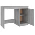 Escritorio de madera contrachapada gris Sonoma 100x50x76