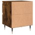 Mesitas noche 2 uds madera ingeniería roble ahumado 40x35x50