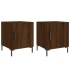 Mesitas noche 2 uds madera ingeniería marrón roble 40x40x50