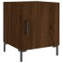Mesitas noche 2 uds madera ingeniería marrón roble 40x40x50