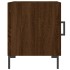 Mesitas noche 2 uds madera ingeniería marrón roble 40x40x50