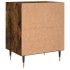 Mesitas de noche 2 uds madera ingeniería roble humo 40x30x50