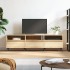 Mueble de TV madera contrachapada roble Sonoma 150x30x44,5