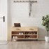 Banco zapatero madera de ingeniería roble Sonoma 102x35x55