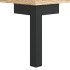 Banco zapatero madera de ingeniería roble Sonoma 102x35x55