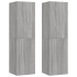 Muebles para TV de pared 2 uds gris Sonoma 30,5x30x110