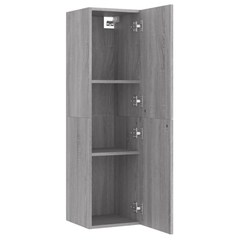 Muebles para TV de pared 2 uds gris Sonoma 30,5x30x110