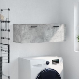 Armario de pared madera ingeniería gris hormigón 100x36,5x35