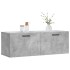 Armario de pared madera ingeniería gris hormigón 100x36,5x35