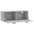 Armario de pared madera ingeniería gris hormigón 100x36,5x35