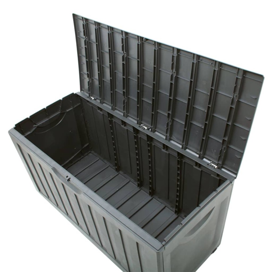 Caja de almacenaje polipropileno negra 118x53x57