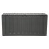 Caja de almacenaje polipropileno negra 118x53x57