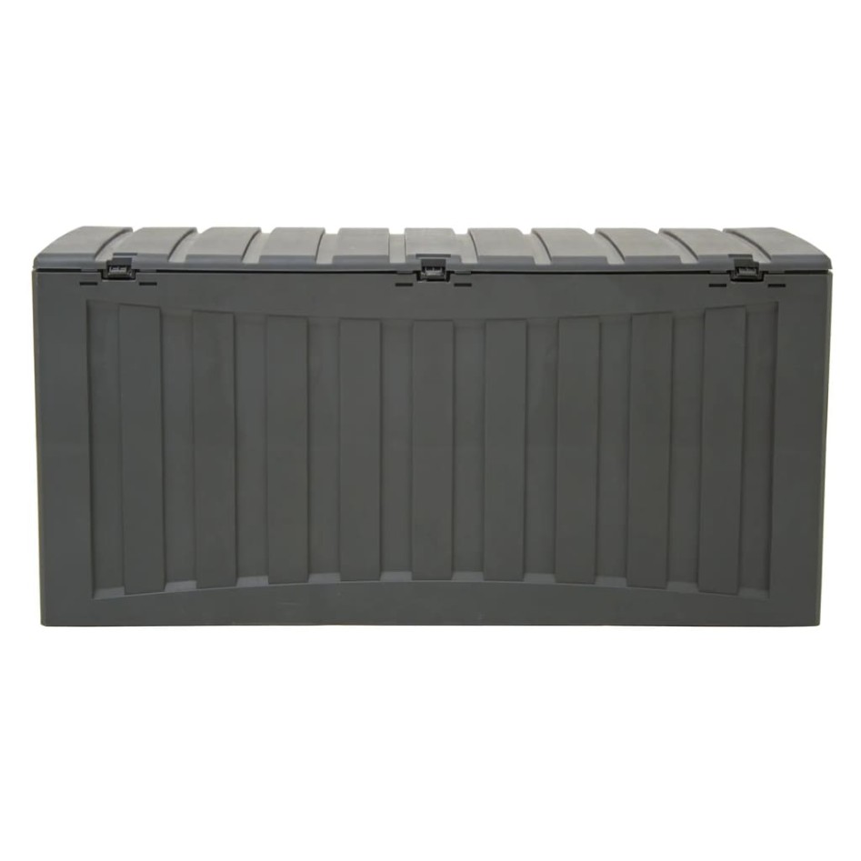 Caja de almacenaje polipropileno negra 118x53x57