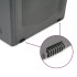 Caja de almacenaje polipropileno negra 118x53x57