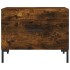 Mesa de centro 2 uds madera ingeniería roble ahumado
