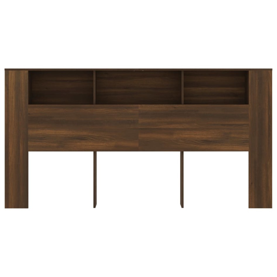 Armario cabecero marrón roble 200x18,5x104,5