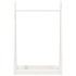 Perchero de madera maciza de pino blanco 100x45x150