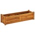 Arriate de madera de acacia 100x30x25