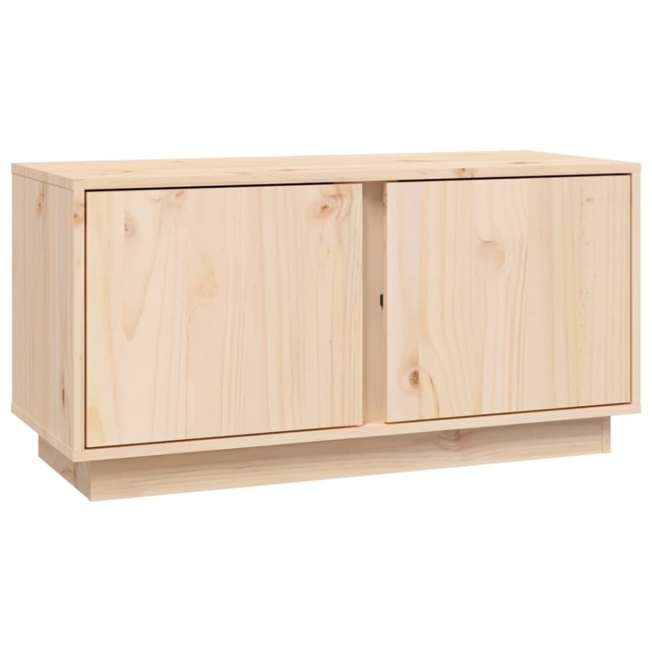 Mueble de TV de madera maciza de pino 80x35x40,5