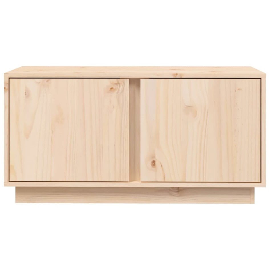 Mueble de TV de madera maciza de pino 80x35x40,5
