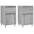 Aparadores 2 uds madera de ingeniería gris Sonoma 40x35x70