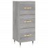 Aparador madera de ingeniería gris Sonoma 34,5x34x90