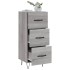 Aparador madera de ingeniería gris Sonoma 34,5x34x90