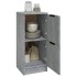 Aparadores 2 uds madera contrachapada gris Sonoma 30x30x70