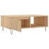 Mesa de centro madera de ingeniería roble Sonoma 90x60x35