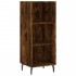 Aparador de madera de ingeniería roble ahumado 34,5x32,5x90
