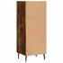 Aparador de madera de ingeniería roble ahumado 34,5x32,5x90