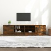 Muebles para TV 2 uds contrachapado roble ahumado 80x35x36,5 cm