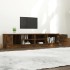 Muebles para TV 2 uds contrachapado roble ahumado 80x35x36,5