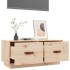 Mueble de TV de madera maciza de pino 80x34x35