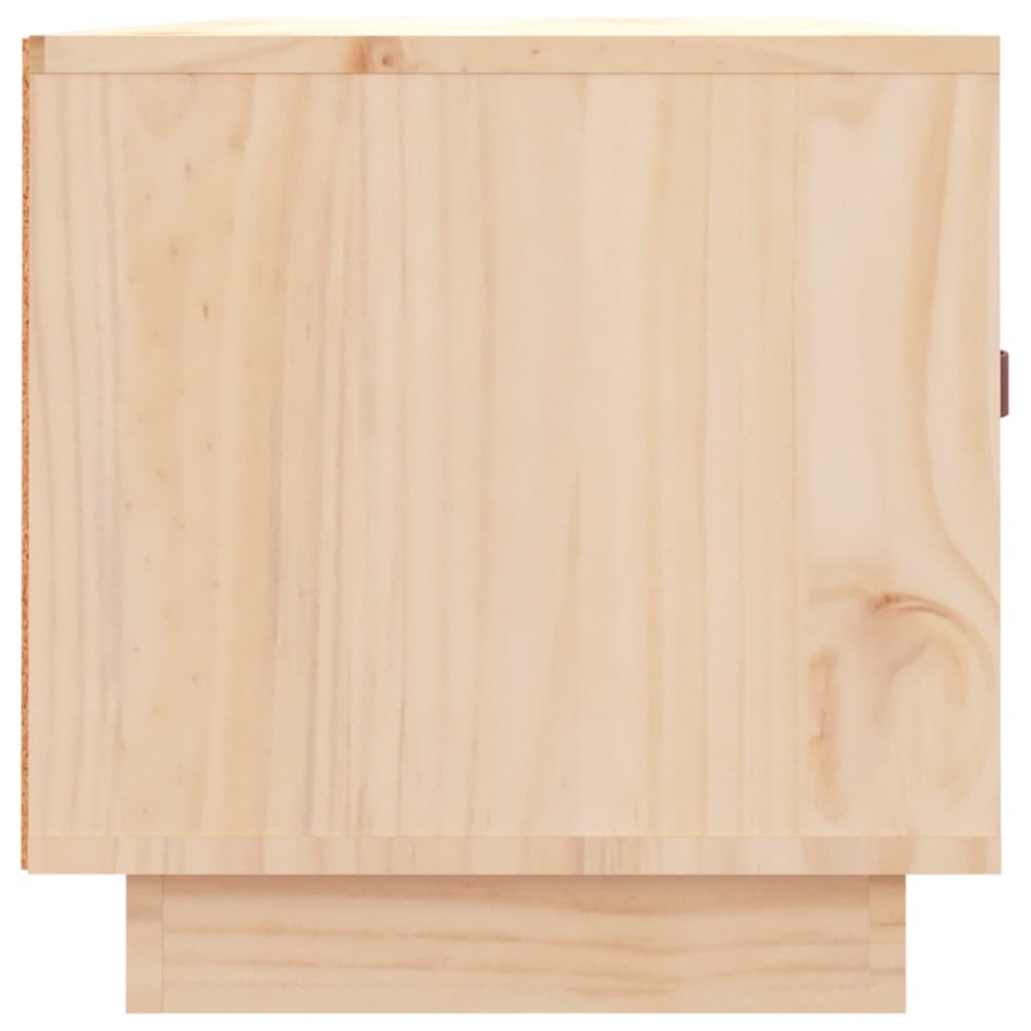 Mueble de TV de madera maciza de pino 80x34x35