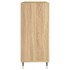 Mueble discos madera contrachapada roble Sonoma 84,5x38x89
