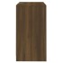Aparador de madera contrachapada marrón roble 70x41x75