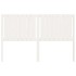 Cabecero de cama madera maciza de pino blanco 165,5x4x100