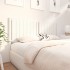Cabecero de cama madera maciza de pino blanco 165,5x4x100
