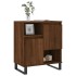Aparador madera contrachapada marrón roble 60x35x70