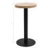 Mesa de bistró MDF marrón claro 40