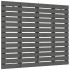 Cabecero de cama de pared madera maciza pino gris