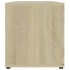 Mueble de TV madera contrachapada color roble 120x34x37