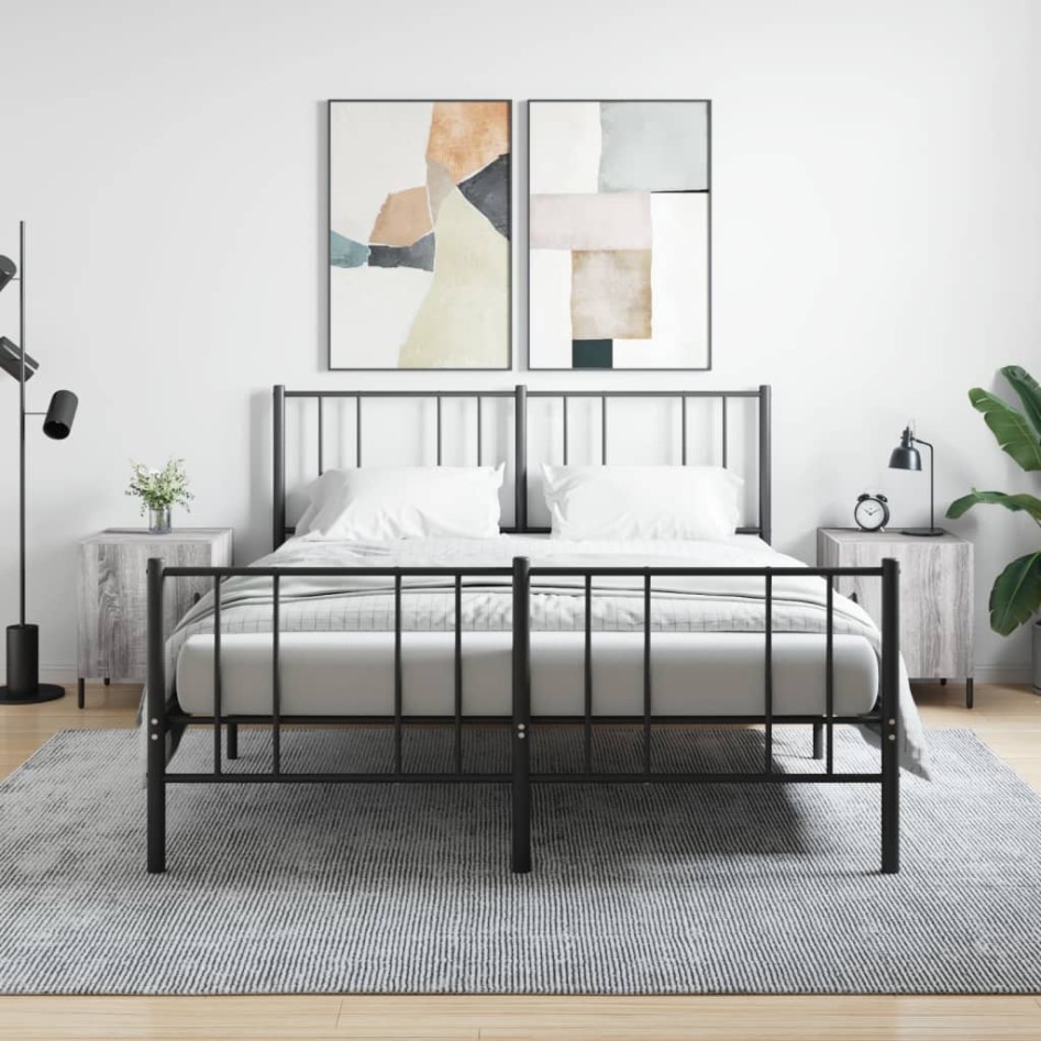 Mesitas noche 2 uds madera ingeniería gris Sonoma 40x40x50