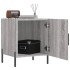 Mesitas noche 2 uds madera ingeniería gris Sonoma 40x40x50
