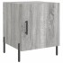 Mesitas noche 2 uds madera ingeniería gris Sonoma 40x40x50