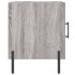 Mesitas noche 2 uds madera ingeniería gris Sonoma 40x40x50