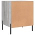 Mesitas noche 2 uds madera ingeniería gris Sonoma 40x40x50